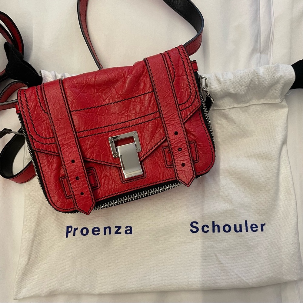 Proenza Schouler Calfskin PS1 Mini Zip Crossbody